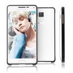 Металлический бампер для Samsung Galaxy Alpha Black Металлический бампер для Samsung Galaxy Alpha Black
