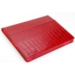 Чехол SOTOMORE для iPad 2 красный крокодил