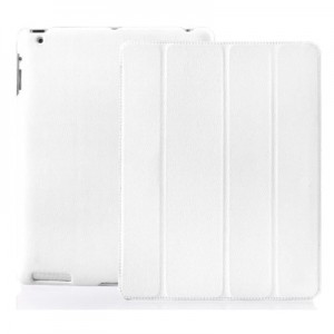 Apple iPad Leather Case White