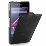 чехол книжка Soni xperia Z1 compact чёрный